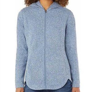 Eddie Bauer Women Radiator Fleece Full Zip Hooded Jacket Size XXL